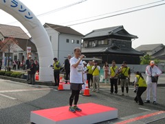 おかやま西大寺マラソン大会2019が開催され、大森雅夫岡山市長が参加しました。